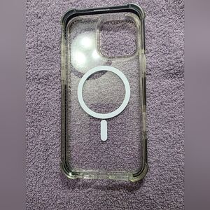 Iphone 16 Pro Max Clear Protective Phone Case With Ring Holder
