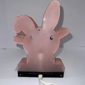 It's Happy Bunny JIM BENTON/ Light / Cruel But Cute So I'm Worth It. Works