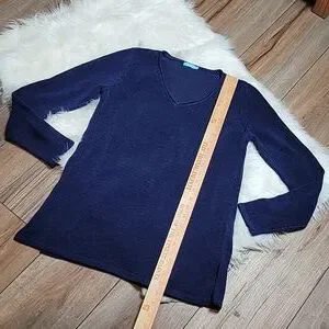 J. Mclaughlin Ludlow Sweater Blue Size SMALL