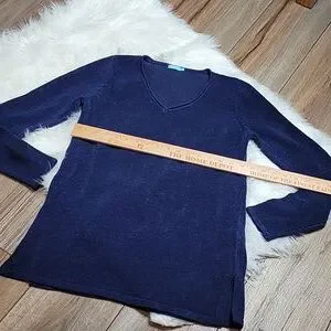 J. Mclaughlin Ludlow Sweater Blue Size SMALL