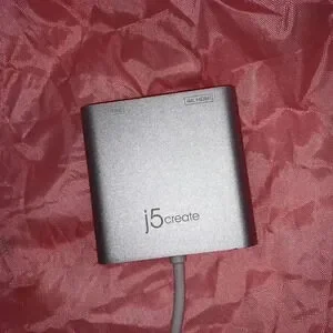 J5create - USB 3.0 To Dual HDMI Multi-Monitor Adapter - Silver