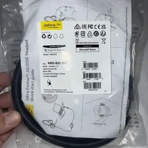 Jabra Evolve 20 SE Wired Dual-Ear Headset With Microphone New