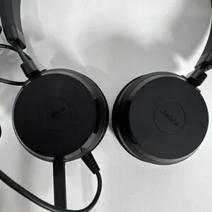 Jabra Evolve 20 Stereo Dual Ear USB Wired Headset HSC016 Black - Tested & Works