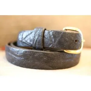 Jacob Hill JR African Elephant Belt: Chestnut Leather Brown 55 Inches Long