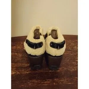 Jambu Boots Holland Womens Black Boho Size 10 Faux Fur Cuff Casual Ankle Booties