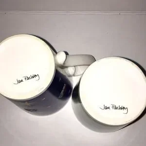 Jan Pashley Set Of 2 Holiday Mugs