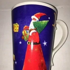 Jan Pashley Set Of 2 Holiday Mugs
