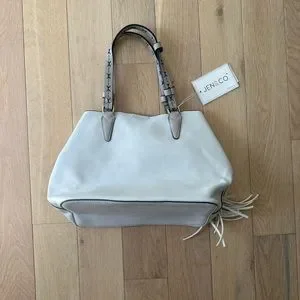 JEN & CO - Aliza Satchel Bag In A Bag NWT Grey