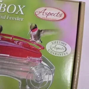 Jewel Box Window Hummingbird Feeder W/Ant Moat - New Open Box - MPN #407 USA