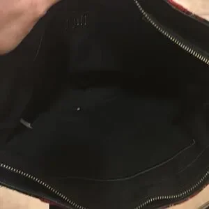 JJill Red/black Plaid Plaid Shoulder Bag