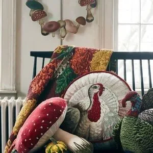 John Derian Mushroom Wreath