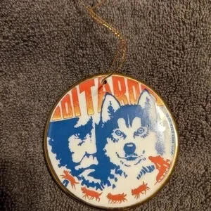 Jon Van Zyle Alaskan Christmas Ornament Husky Dog Art Cabin Holiday Decor