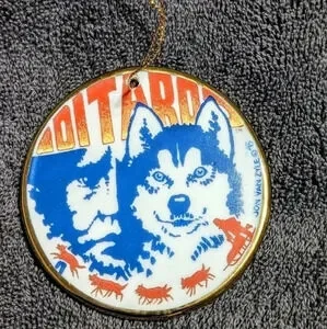 Jon Van Zyle Alaskan Christmas Ornament Husky Dog Art Cabin Holiday Decor
