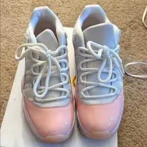 Jordan Women's Sneakers In Pink And White