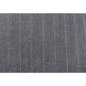 Joseph & Feiss Wool Suit Mens 40R Unhemmed 35x37 Gray Pinstripe NWT $450 FLAWS