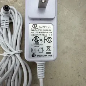 Ju Yuan Hai JYH37-2400650-BA Adapter Power Supply 24V 0.65A Charger