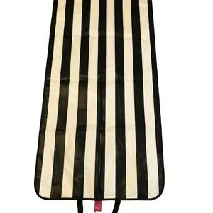 Juicy Couture Garment Bag Pink Letters Striped Zip Travel Storage