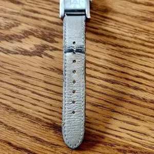 JUICY COUTURE Vintage G&P Silver And Leather Ladies Watch