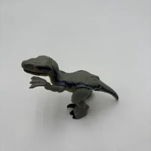 Jurassic Park Velociraptor Blue Moveable Mouth Limbs Figure 5" Inch Head To Toe