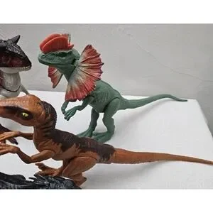 Jurassic World Dinosaur Lot Indoraptor Carnotaurus Dilophosaurus Velociraptor