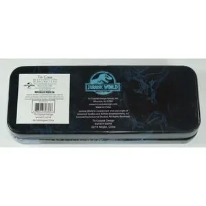 Jurassic World Pencil Case Tin Universal Studios