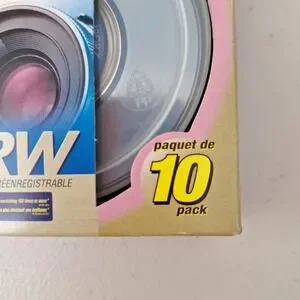 JVC DVD-RW 60 Min 2.8GB/Go Set Of 10 - NEW SEALED