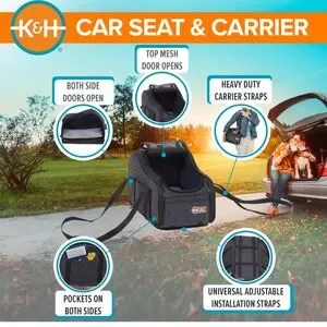 K&H Dog Cat Pet Console Car Seat And Carrier NEW With Tags