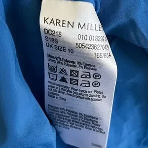 KAREN MILLEN Satin Sheath Dress Size 6
