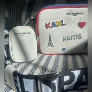 KARL LAGERFELD Structured Camera-style Crossbody Bag