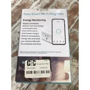 Kasa Smart Wi-Fi Plug Slim Energy Monitoring 2-pack