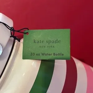 Kate Spade Colorful Striped Water Bottle