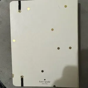 KATE SPADE ♠️ GOLD CONFETTI DOT PARTY PLANNER