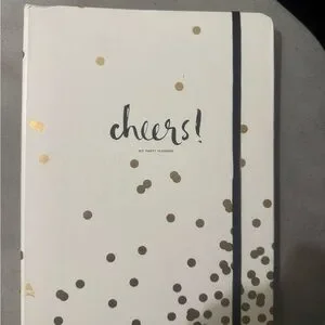 KATE SPADE ♠️ GOLD CONFETTI DOT PARTY PLANNER