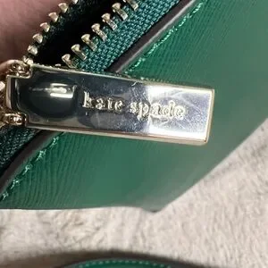 Kate Spade Green Crossbody Bag With Adjustable Strap