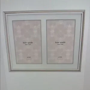 Kate Spade Silver Double Photo Frame
