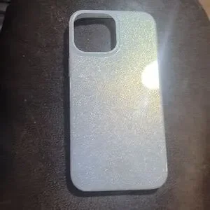 Kate spade white glitter phone case cover