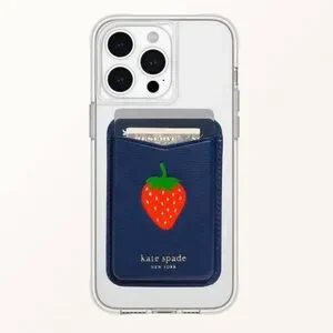 Kate Spade X Target Magnetic Wallet With Strawberry Motif