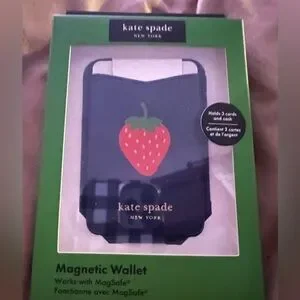 Kate Spade x Target Magnetic Wallet with Strawberry Motif