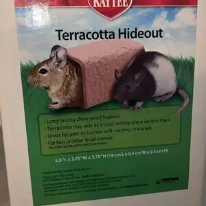 Kaytee Terra-cotta Hideout or Hamsters Gerbils & Other Small Animals NEW Box