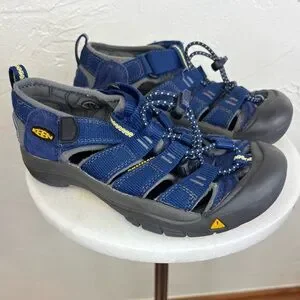 KEEN Boys Waterproof Sandal Shoe Blue Kid Children Outdoor Hiking‎ Camping 1
