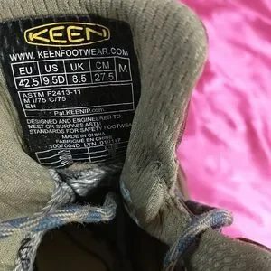 Keen Detroit Mid Boot Steel Toe Men's Size 9.5 D 1007004D . Condition Is Pre-own