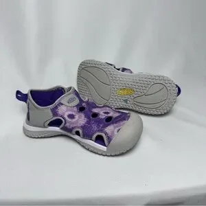 KEEN Kids Stingray Sandals Purple Girls Size 12 Water Shoes