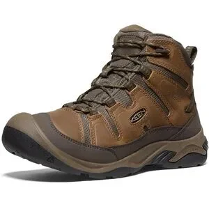 Keen Men's Circadia Mid Waterproof Hiking Boot Bison Brindle Size 14 Wide
