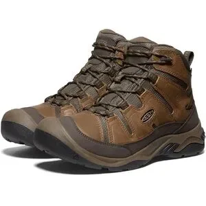 Keen Men's Circadia Mid Waterproof Hiking Boot Bison Brindle Size 14 Wide