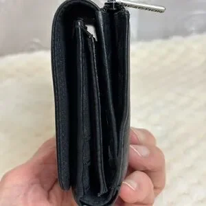 Kenneth Cole Reaction Black Leather Wallet