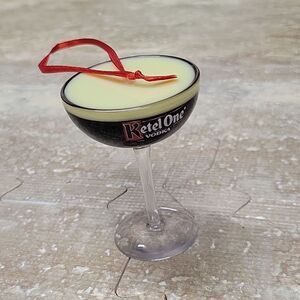 KETEL ONE VODKA HANGUP TOP TOY GLASS ( or TREE TOP ) 2" X 3" LONG