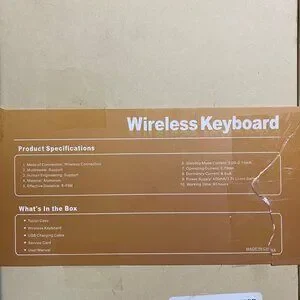 Keyboard Case For Apple IPad 2022 10.9 Wireless USB Charging Cable Open Box