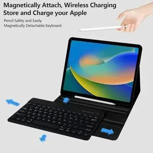 Keyboard Case For Ipad Air 13in & Pro 12.9 Inch 6Th 5Th 4Th 3Rd Gen - Keyboard