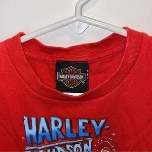 Kid’s Harley Davidson’s Double Sided Motorcycle Graphic T-Shirt