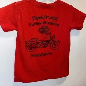 Kid’s Harley Davidson’s Double Sided Motorcycle Graphic T-Shirt